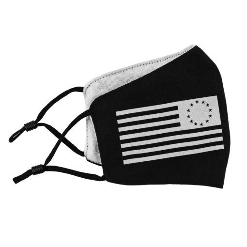 Quadrant Betsy Ross Flag Face Mask