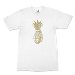 Quadrant Pineapple Grenade T-Shirt White